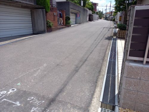 ゆったり前面道路