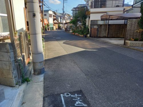 前面道路